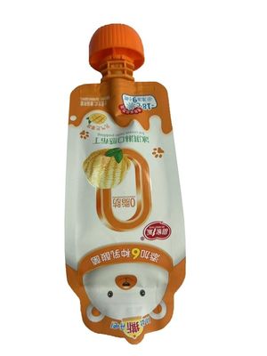 팁 PET 재료를 패키징하는 주문 제작된 관은 스파우트 백을 견딥니다