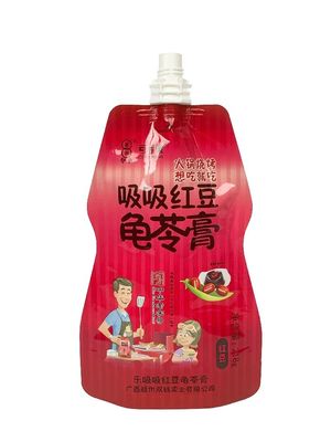 무료 모양 리토트 스푸트 봉지 맞춤형 액체 포장 장벽