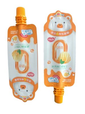 자유 모양과 바닥에 쉬운 껍질을 가진 맞춤 스푸트 봉지