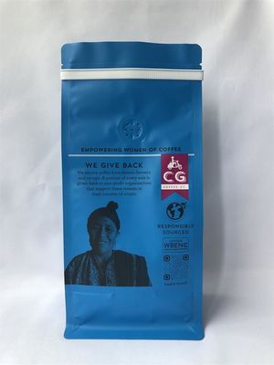주석 동점으로 인쇄되는 12OZ 커피 포장 주머니 매트 편평한 바닥