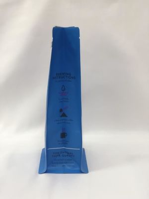 주석 동점으로 인쇄되는 12OZ 커피 포장 주머니 매트 편평한 바닥