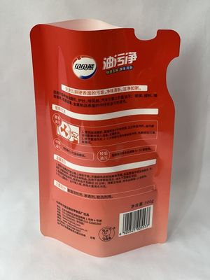 500g 액체 세제 주머니 자유로운 모양 건강 관리 주머니를 위로 서 있으십시오