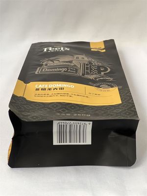 벨브를 가진 주문 로고 Kraft 커피 포장 주머니 120 미크론