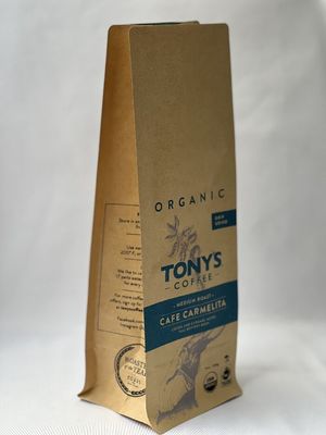 벨브를 가진 높은 장벽 12oz 1회분의 커피 봉지 OEM Kraft 1회분의 커피 봉지