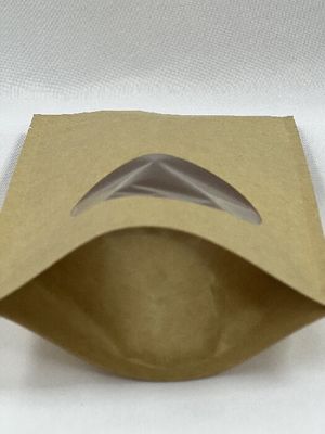 브라운 Kraft 커피 주머니는 오프셋 인쇄 250g 1회분의 커피 봉지를 위로 서 있습니다