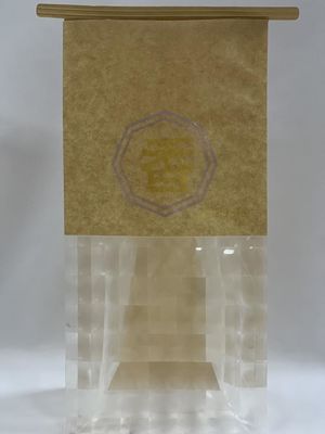 주석 동점 Doypack은 빵을 위한 주머니 공간 인쇄된 서류상 주머니를 위로 서 있습니다
