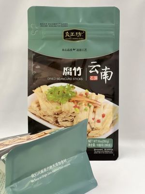 방습 식품 포장 주머니 광택 있는 박판 옆 삼각천 부대