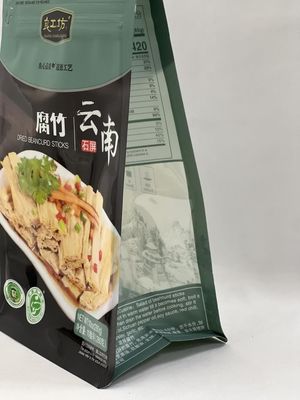방습 식품 포장 주머니 광택 있는 박판 옆 삼각천 부대