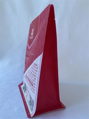 120 미크론 편평한 바닥 주머니 100g Mylar는 건조한 음식을 위한 부대를 위로 서 있습니다