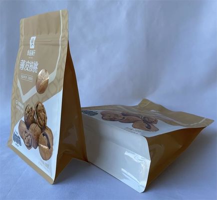 견과를 위한 광택이 없는 표면 편평한 바닥 측 삼각천 부대 8 옆 물개