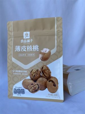 견과를 위한 광택이 없는 표면 편평한 바닥 측 삼각천 부대 8 옆 물개