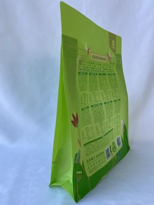 명확한 창을 가진 BRC 상자 바닥 주머니 편평한 바닥 포장 부대
