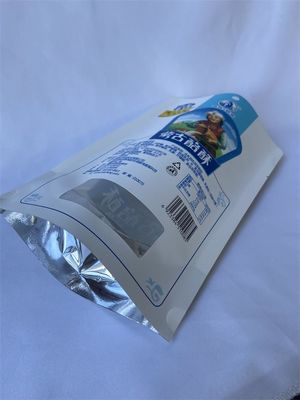 금속을 입힌 스탠드 업 푸드 파우치 클리어 윈도우 크래프트 페이퍼 푸드 백