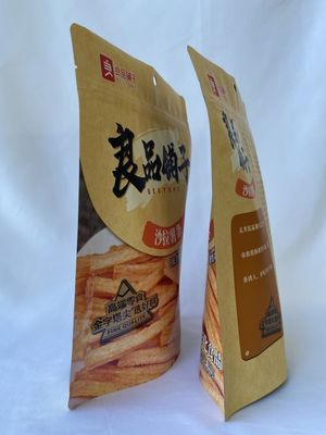 OEM 포장 주머니 플라스틱 Kraft Resealable 부대를 위로 서 있으십시오