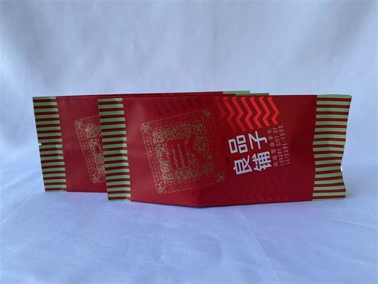 Eco 친절한 옆 삼각천 주머니 BOPP 물자 Resealable 음식 부대