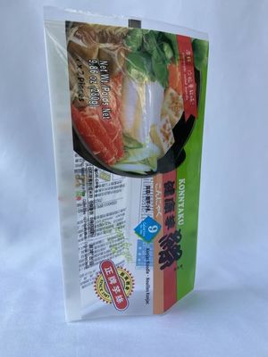 뒤 밀봉으로 주문을 받아서 만들어지는 광택 있는 인쇄된 플라스틱 주머니 부대 색깔