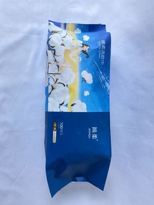 광택이 없는 인쇄 Mylar 포장 부대는 방습 측 삼각천을 위로 서 있습니다