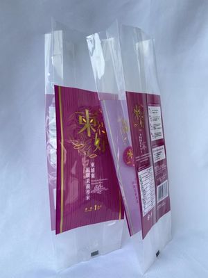 1kg 쌀 포장 백 열 밀봉 쌀 포장 파우치 광택 표면