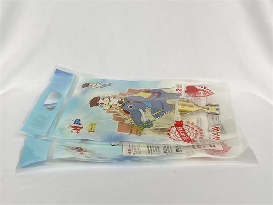 손잡이 구멍을 가진 2kg 밥 포장 부대 플라스틱 주문 인쇄