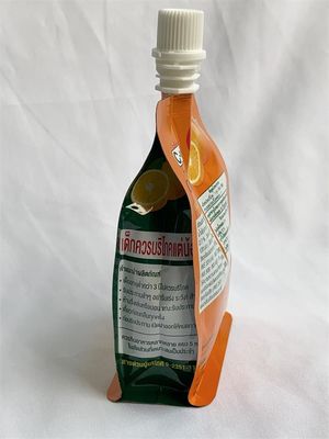 과일을 위한 편평한 바닥 주둥이 포장 주머니 높은 장벽은 150ml를 마십니다
