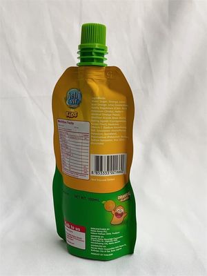 관례는 100ml 주둥이 주머니 습기가 없는 액체 주둥이 부대를 인쇄했습니다
