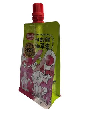 팁을 패키징하는 258g 인쇄된 대답 편평한 하부 관 팁 소독 쥬스