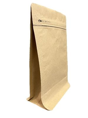 커피 크래프트 종이 포장 봉지 열 봉지 밸브와 함께 평면 바닥