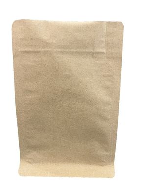 커피 크래프트 종이 포장 봉지 열 봉지 밸브와 함께 평면 바닥