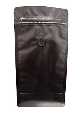 커피 포장 식품 등급을 위한 맞춤형 방수 Ziplock 쿼드 봉지