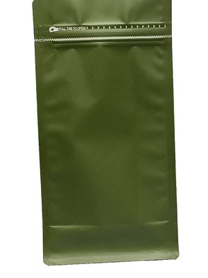 PE 알루미늄 재료 평면 바닥 밸브 가방 500g 커피 포장