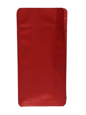 100g 금속화 된 평면 바닥 커피 포장 봉지 밸브 및 지플로크