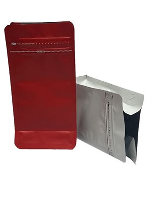 100-1kg 용량 열 밀폐 평면 바닥 커피 가방 포지션