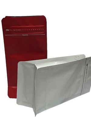 100-1kg 용량 열 밀폐 평면 바닥 커피 가방 포지션