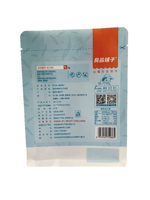 건어물을 위한 서류상 플라스틱 편평한 바닥 주머니 부대 90g 건조한 박판