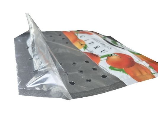 맞춤식 식품 포장 펀치 구멍을 가진 과일을위한 서드업 지퍼 가방