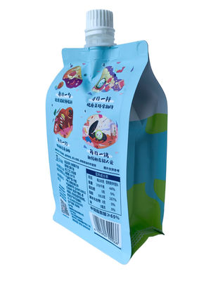 30g-1kg 용량의 우유를 위한 맞춤형 스푸트 포장 봉지