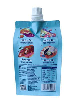 30g-1kg 용량의 우유를 위한 맞춤형 스푸트 포장 봉지