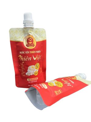 맞춤형 121C 135C 리토르트 증거 액체 식품에 대한 서있는 스푸트 봉지