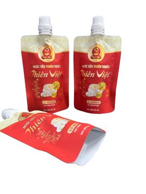 맞춤형 121C 135C 리토르트 증거 액체 식품에 대한 서있는 스푸트 봉지