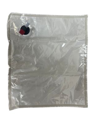 액체 수액과 우유를 위한 맞춤형 캡과 함께 상자 액체 포장된 BIB 가방