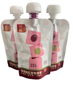 맞춤 인쇄 된 누출 방지 서 있는 스푸트 봉지 음식 리토트 121C-135C