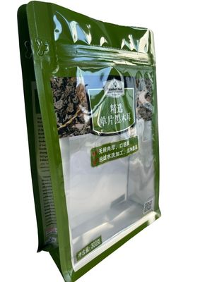 살균 90C-100C-121C-135C 엽록소 소재의 평면 바닥 봉지