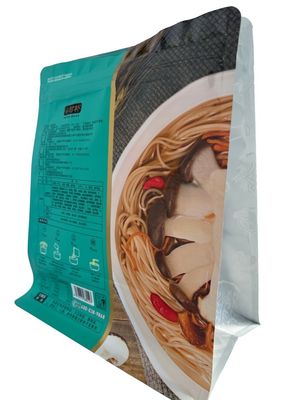 식품 등급 납작 하단 봉지 Zipper 사용자 지정 인쇄 된 PET / VMPET / PE