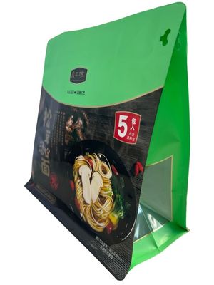 마른 식품 포장용 필름 소재로 된 매트 표면 평면 바닥 가방